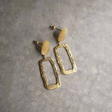 Tide Rectangle Earrings