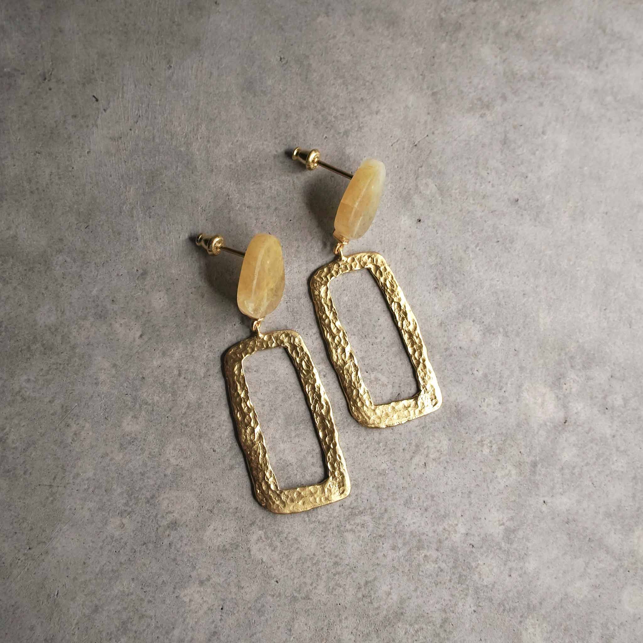 Tide Rectangle Earrings