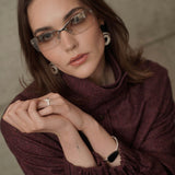 Ripple Twirl Swing Earrings