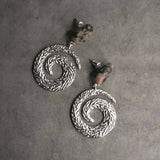 Ripple Twirl Swing Earrings